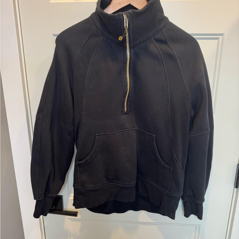 lululemon athletica Black Half-Zip Women's Hoodie